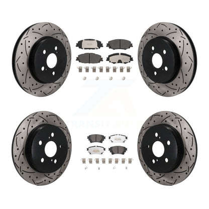 Disc Rotors and Semi-Metallic Brake Pads Kit-KDF-101808