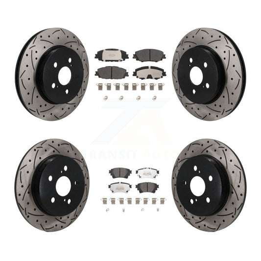 Disc Rotors and Semi-Metallic Brake Pads Kit-KDF-101808