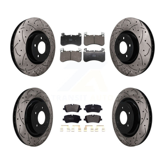 Disc Rotors and Semi-Metallic Brake Pads Kit-KDF-101810