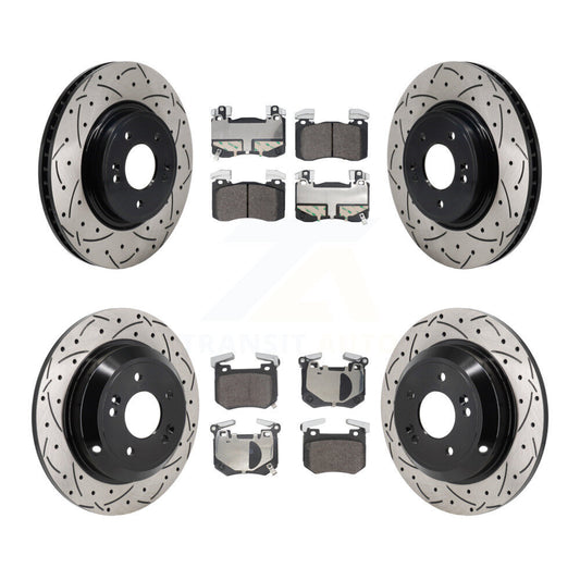 Disc Rotors and Semi-Metallic Brake Pads Kit-KDF-101813