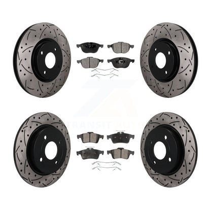 Disc Rotors and Semi-Metallic Brake Pads Kit-KDF-101814