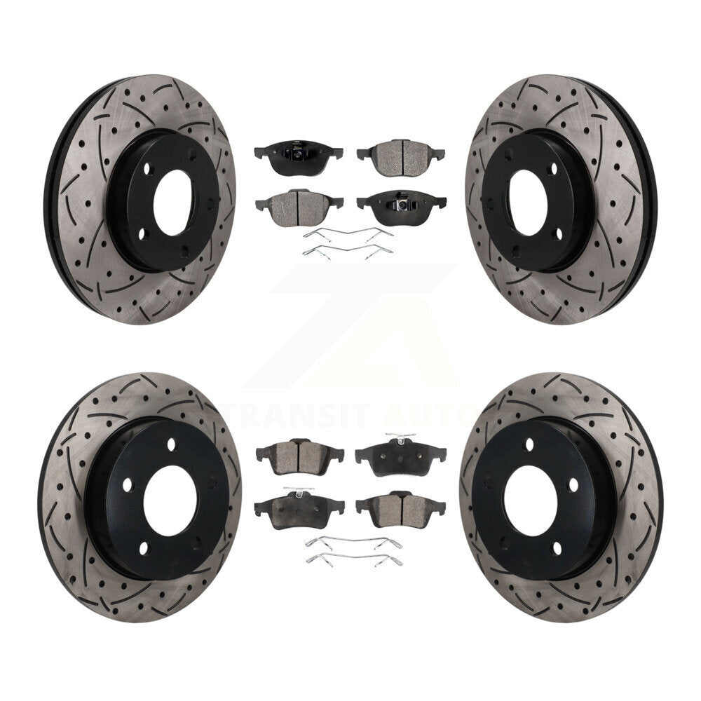 Disc Rotors and Semi-Metallic Brake Pads Kit-KDF-101815 Kit.bestparts.ca