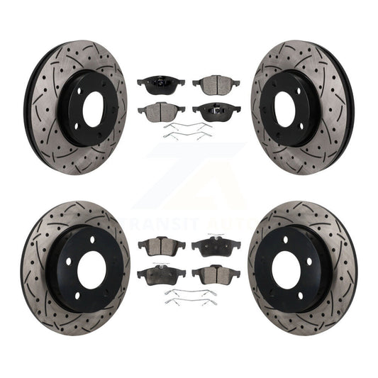 Disc Rotors and Semi-Metallic Brake Pads Kit-KDF-101815