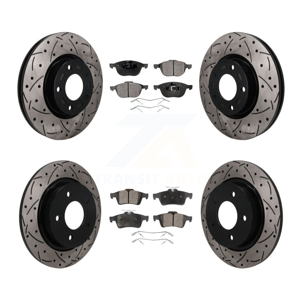 Disc Rotors and Semi-Metallic Brake Pads Kit-KDF-101816 Kit.bestparts.ca