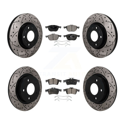 Disc Rotors and Semi-Metallic Brake Pads Kit-KDF-101816