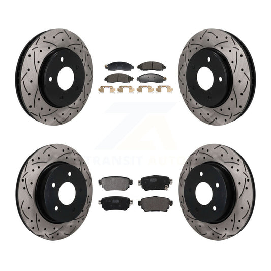 Disc Rotors and Semi-Metallic Brake Pads Kit-KDF-101817