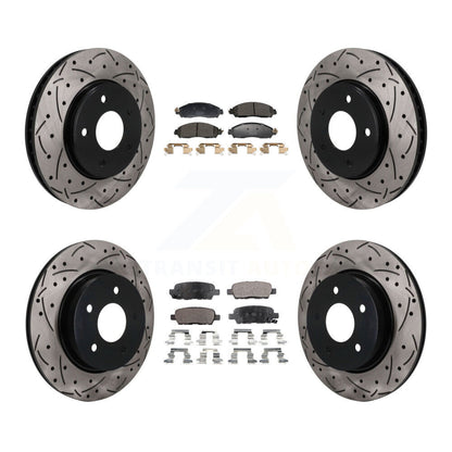 Disc Rotors and Semi-Metallic Brake Pads Kit-KDF-101818