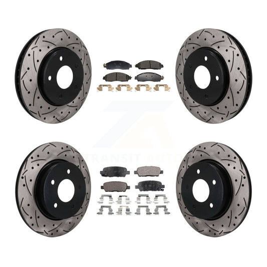 Disc Rotors and Semi-Metallic Brake Pads Kit-KDF-101818