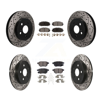 Coated Disc Rotors and Semi-Metallic Brake Pads Kit-KDF-101820