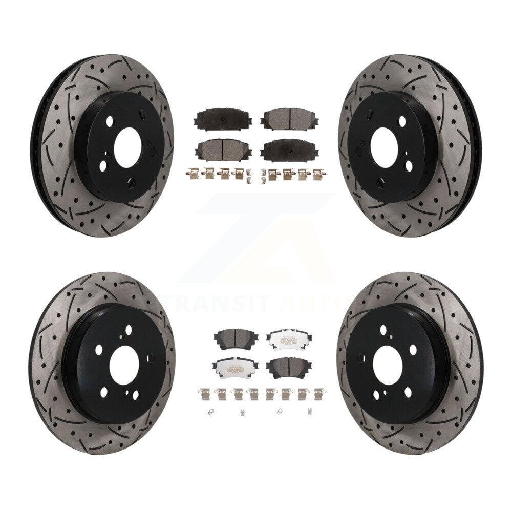 Disc Rotors and Semi-Metallic Brake Pads Kit-KDF-101822