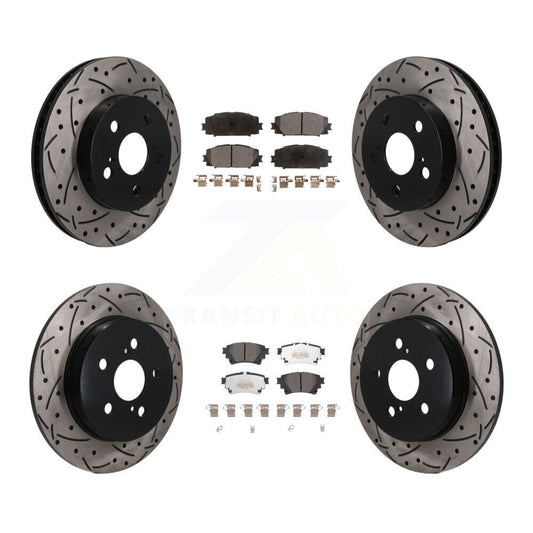 Disc Rotors and Semi-Metallic Brake Pads Kit-KDF-101822
