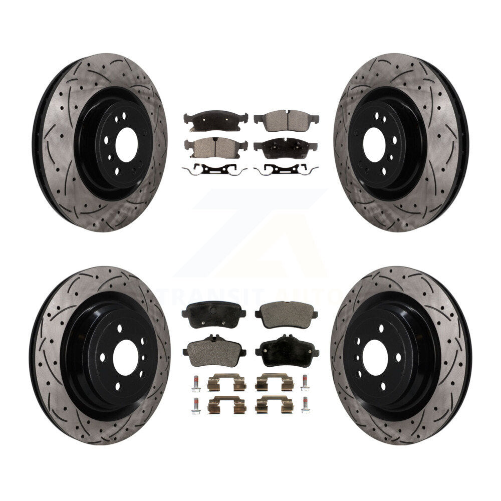 Disc Rotors and Semi-Metallic Brake Pads Kit-KDF-101824