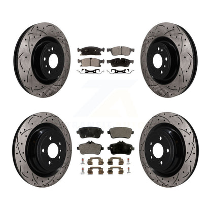 Disc Rotors and Semi-Metallic Brake Pads Kit-KDF-101824