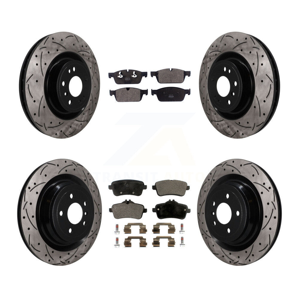Disc Rotors and Semi-Metallic Brake Pads Kit-KDF-101825