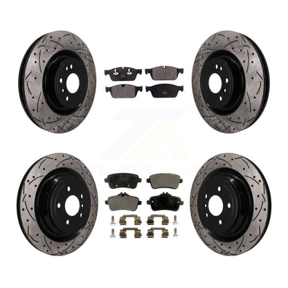Disc Rotors and Semi-Metallic Brake Pads Kit-KDF-101825