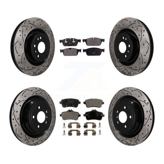 Disc Rotors and Semi-Metallic Brake Pads Kit-KDF-101825