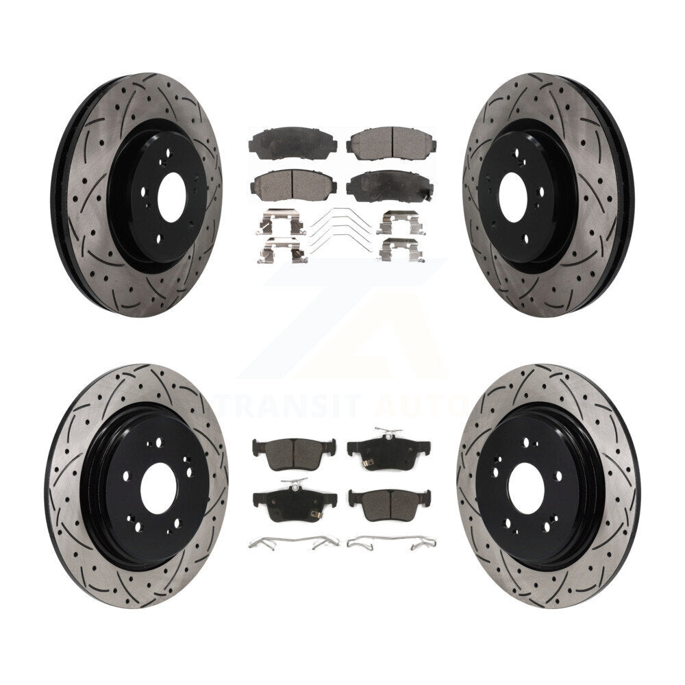 Disc Rotors and Semi-Metallic Brake Pads Kit-KDF-101826 Kit.bestparts.ca