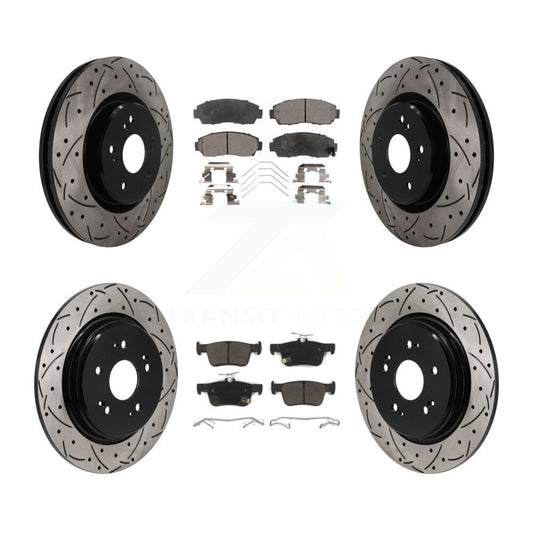 Disc Rotors and Semi-Metallic Brake Pads Kit-KDF-101826