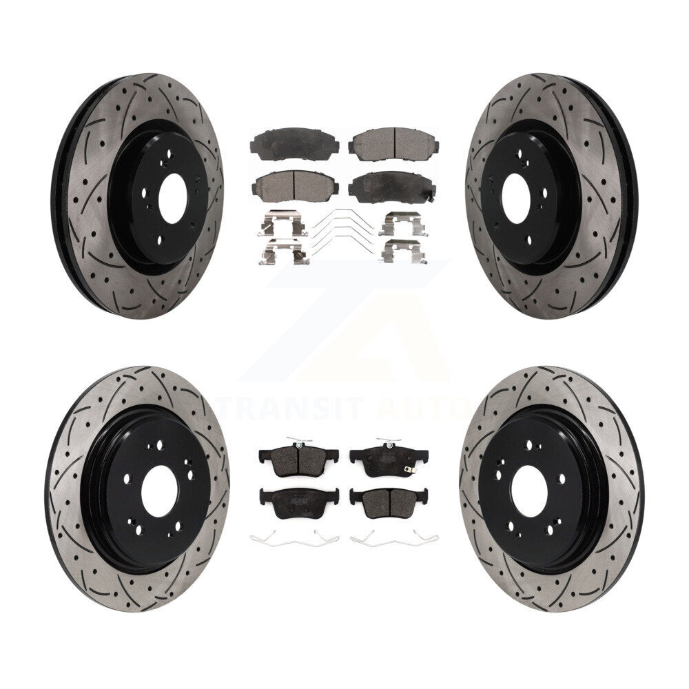 Disc Rotors and Semi-Metallic Brake Pads Kit-KDF-101827 Kit.bestparts.ca