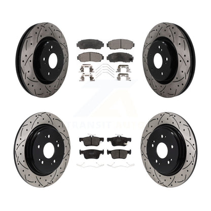 Disc Rotors and Semi-Metallic Brake Pads Kit-KDF-101827