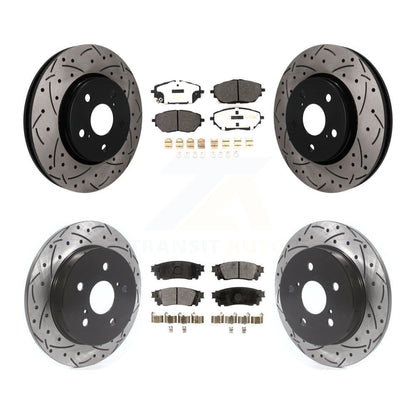 Coated Disc Rotors and Semi-Metallic Brake Pads Kit-KDF-101828