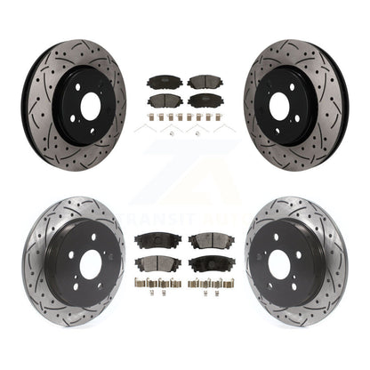 Coated Disc Rotors and Semi-Metallic Brake Pads Kit-KDF-101829