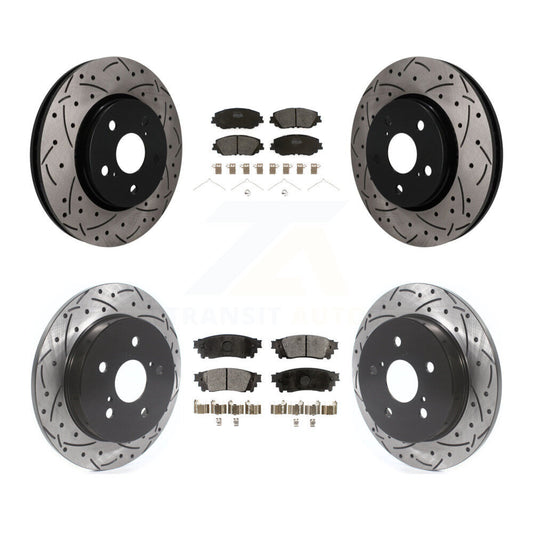 Coated Disc Rotors and Semi-Metallic Brake Pads Kit-KDF-101829