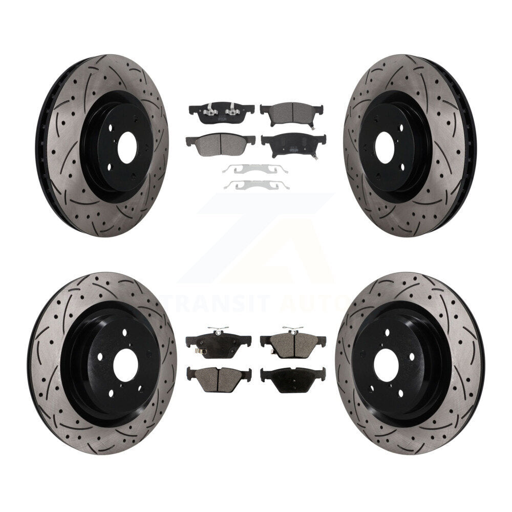 Disc Rotors and Semi-Metallic Brake Pads Kit-KDF-101830