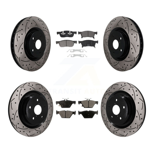 Disc Rotors and Semi-Metallic Brake Pads Kit-KDF-101830