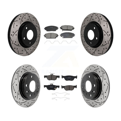 Coated Disc Rotors and Semi-Metallic Brake Pads Kit-KDF-101831