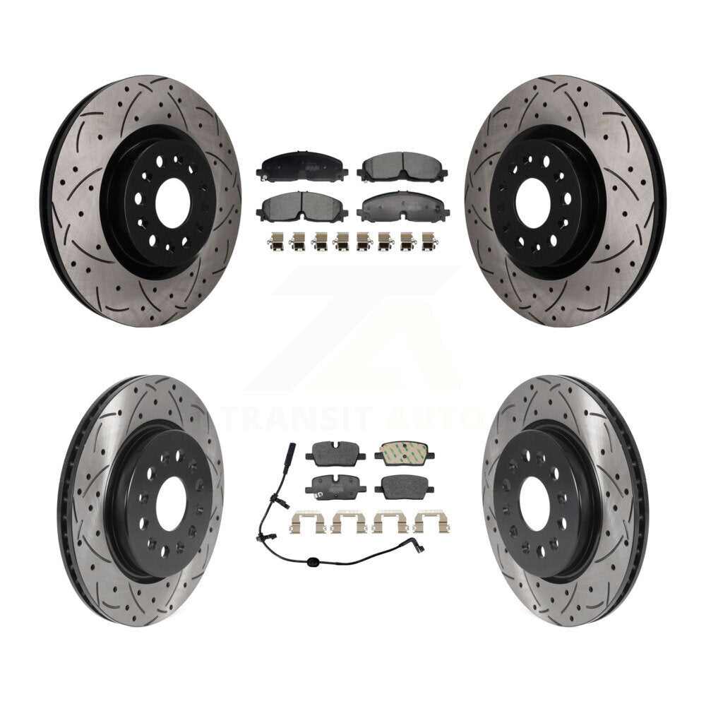 Coated Disc Rotors and Semi-Metallic Brake Pads Kit-KDF-101834 Kit.bestparts.ca