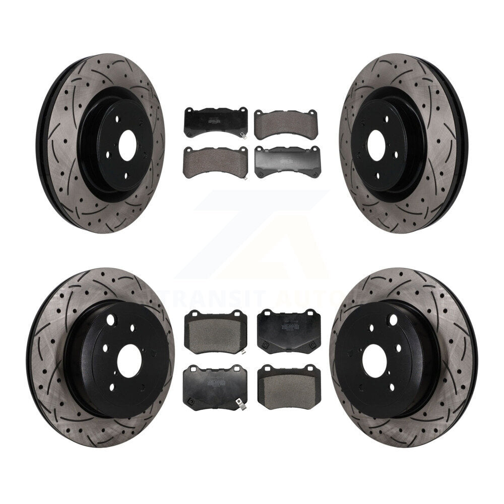 Disc Rotors and Semi-Metallic Brake Pads Kit-KDF-101835 Kit.bestparts.ca