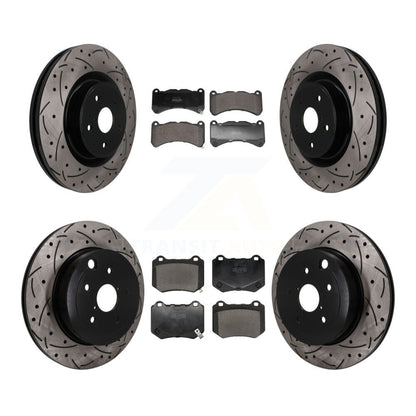 Disc Rotors and Semi-Metallic Brake Pads Kit-KDF-101835