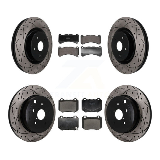 Disc Rotors and Semi-Metallic Brake Pads Kit-KDF-101835