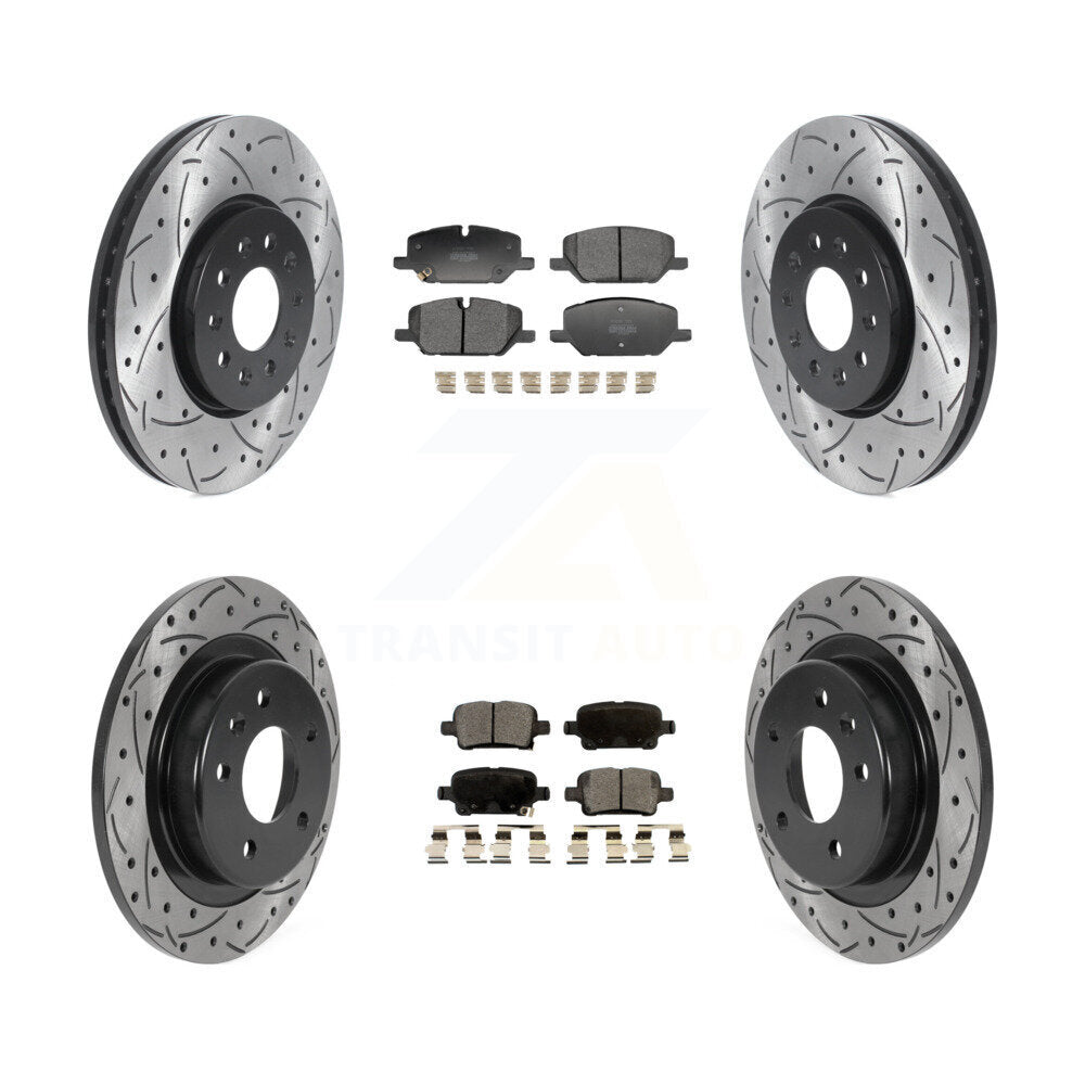 Disc Rotors and Semi-Metallic Brake Pads Kit-KDF-101836 Kit.bestparts.ca