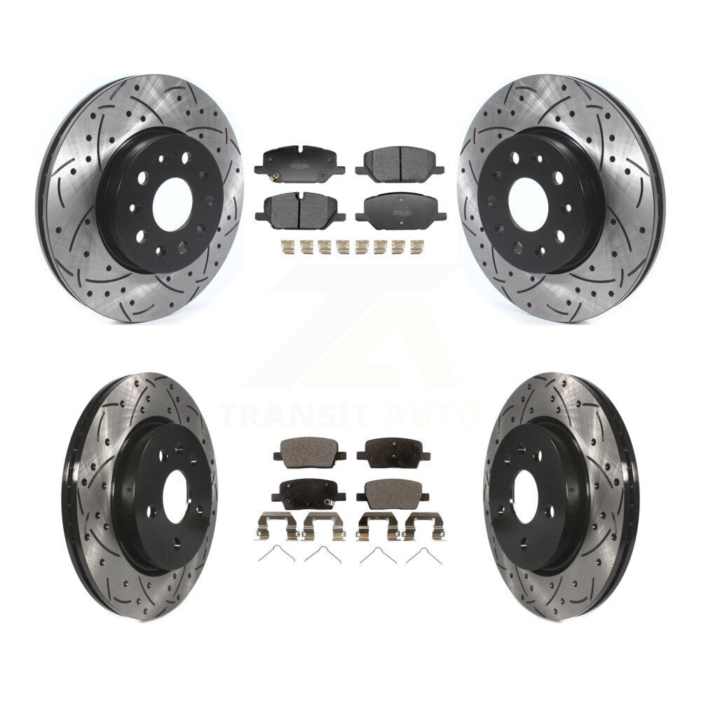Disc Rotors and Semi-Metallic Brake Pads Kit-KDF-101837 Kit.bestparts.ca