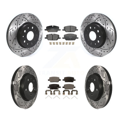 Disc Rotors and Semi-Metallic Brake Pads Kit-KDF-101837