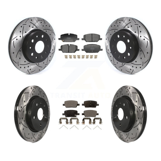 Disc Rotors and Semi-Metallic Brake Pads Kit-KDF-101837
