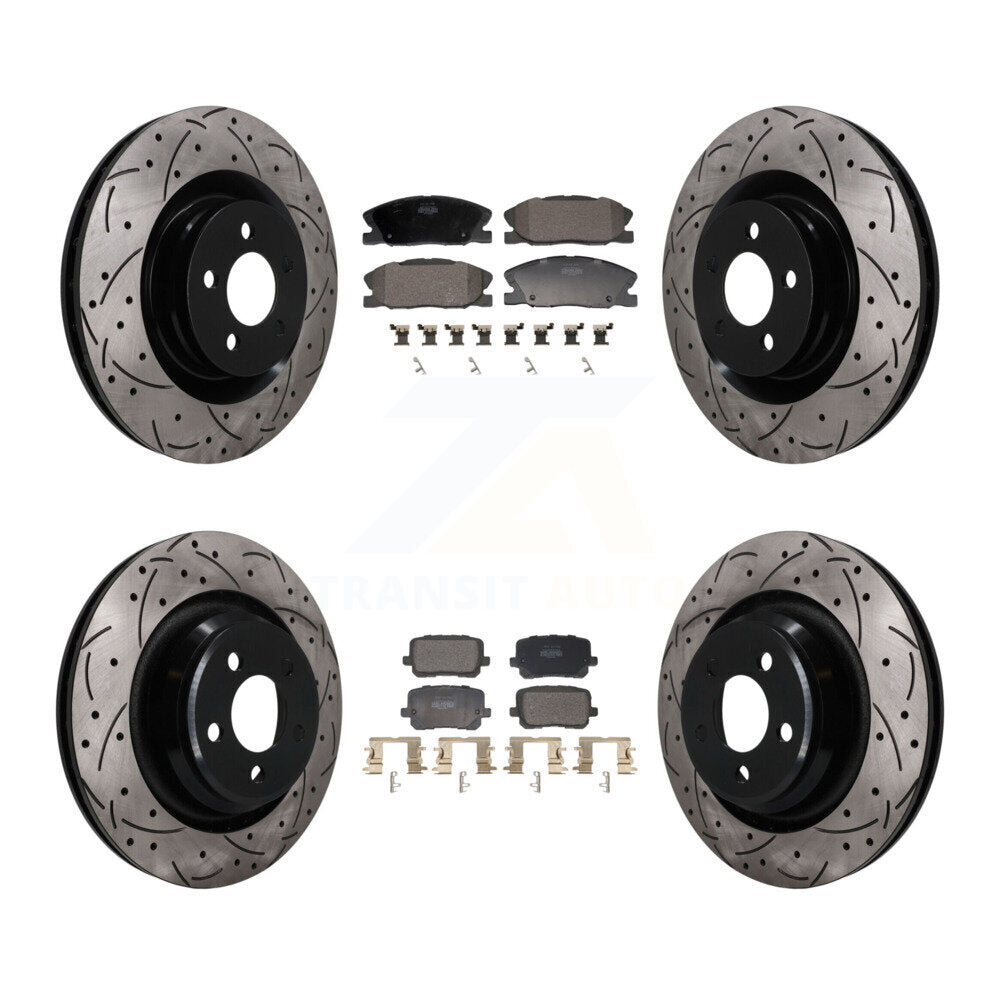 Disc Rotors and Semi-Metallic Brake Pads Kit-KDF-101839