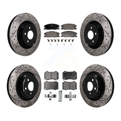 Disc Rotors and Semi-Metallic Brake Pads Kit-KDF-101840