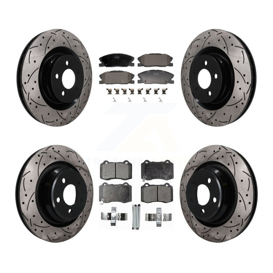 Disc Rotors and Semi-Metallic Brake Pads Kit-KDF-101840
