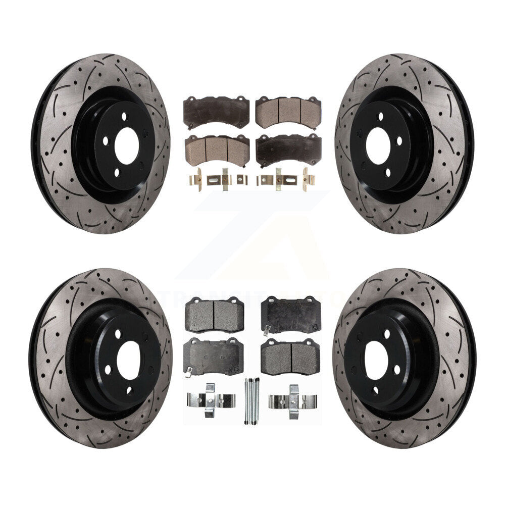 Disc Rotors and Semi-Metallic Brake Pads Kit-KDF-101842 Kit.bestparts.ca