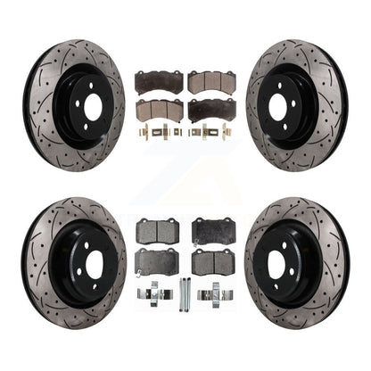 Disc Rotors and Semi-Metallic Brake Pads Kit-KDF-101842