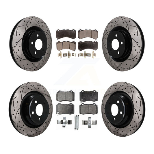 Disc Rotors and Semi-Metallic Brake Pads Kit-KDF-101842
