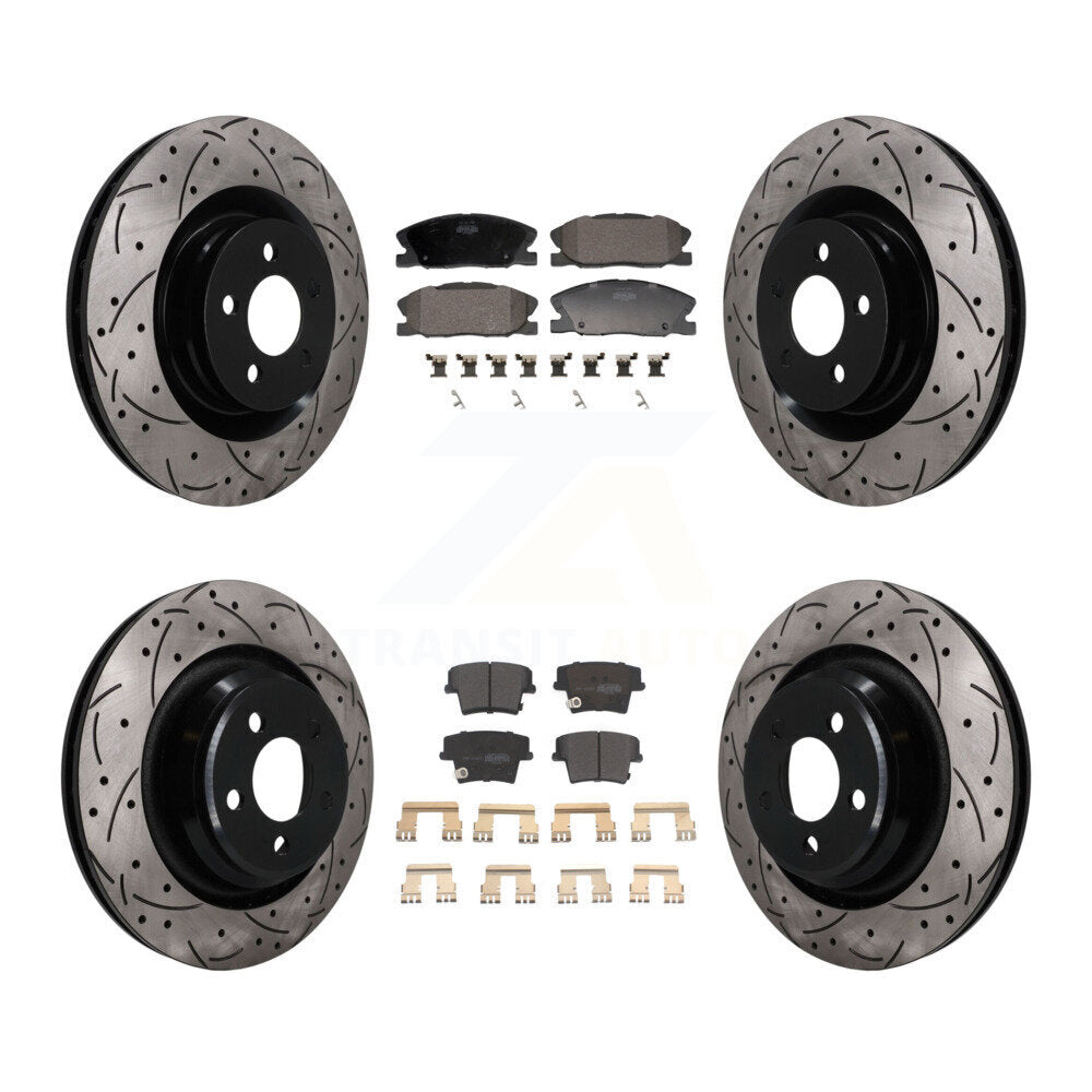 Disc Rotors and Semi-Metallic Brake Pads Kit-KDF-101843 Kit.bestparts.ca
