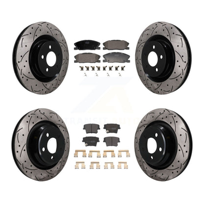 Disc Rotors and Semi-Metallic Brake Pads Kit-KDF-101843