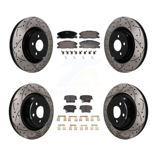 Disc Rotors and Semi-Metallic Brake Pads Kit-KDF-101843