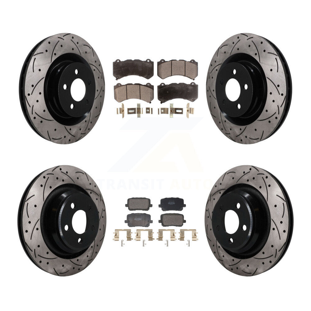 Disc Rotors and Semi-Metallic Brake Pads Kit-KDF-101845 Kit.bestparts.ca