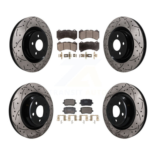 Disc Rotors and Semi-Metallic Brake Pads Kit-KDF-101845