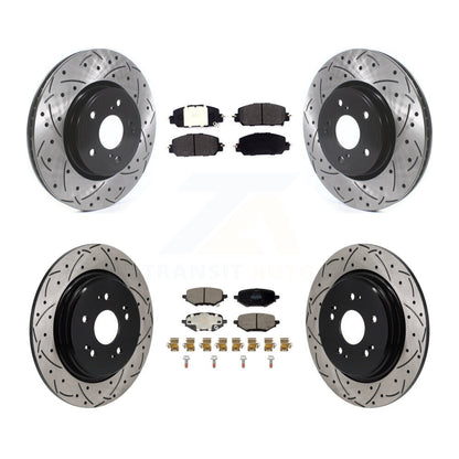 Coated Disc Rotors and Semi-Metallic Brake Pads Kit-KDF-101846